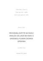 Provedba zaštite na radu i analiza ozljeda na radu u Gradskoj plinari Zagreb-opskrba