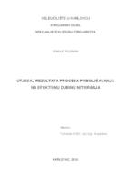 Utjecaj rezultata procesa poboljšavanja na efektivnu dubinu nitriranja