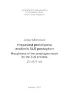 HRAPAVOST PROTOTIPOVA IZRAĐENIH SLS POSTUPKOM