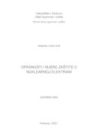 OPASNOSTI I MJERE ZAŠTITE U NUKLEARNOJ ELEKTRANI