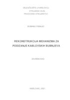 REKONSTRUKCIJA MEHANIZMA ZA PODIZANJE KABLOVSKIH BUBNJEVA