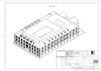 Model zgrade Veleučilišta - izometrija