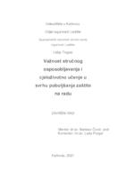 VAŽNOST STRUČNOG OSPOSOBLJAVANJA I CJELOŽIVOTNO UČENJE U SVRHU POBOLJŠANJA ZAŠTITE NA RADU