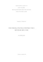 INDUSTRIJSKA POLITIKA EUROPSKE UNIJE I REPUBLIKE HRVATSKE