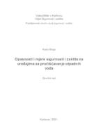 OPASNOSTI I MJERE SIGURNOSTI I ZAŠTITE NA UREĐAJIMA ZA PROČIŠĆAVANJE OTPADNIH VODA