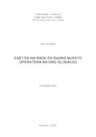 ZAŠTITA NA RADU ZA RADNO MJESTO OPERATERA NA CNC GLODALICI