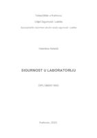 SIGURNOST U LABORATORIJU