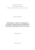 SIGURNOST I ZAŠTITA RADNIKA U PLINSKOJ INDUSTRIJI NA PRIMJERU PODUZEĆA MESSER CROATIA PLIN-U