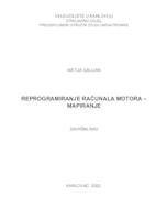 REPROGRAMIRANJE RAČUNALA MOTORA - MAPIRANJE