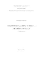 NOVI MODEL KAMPING TURIZMA – GLAMPING TURIZAM