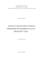 IZRADA EVAKUACIJSKIH PLANOVA PRIMJENOM PROGRAMSKOG ALATA CICROSOFT VISIO