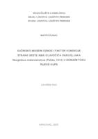 DUŽINSKO-MASENI ODNOS I FAKTOR KONDICIJE STRANE VRSTE RIBE GLAVOČIĆA OKRUGLJAKA NEOGOBIUS MELANOSTOMUS (PALLAS, 1814) U DONJEM TOKU RIJEKE KUPE