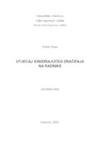 UTJECAJ IONIZIRAJUĆEG ZRAČENJA NA RADNIKE