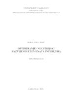 OPTIMIRANJE INDUSTRIJSKI RAZVIJENIH ELEMENATA INTERIJERA