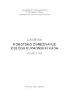 ROBOTSKO OBREZIVANJE OBLOGA KUPAONSKIH KADA