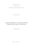 RAZVOJ TURIZMA U NERAZVIJENIM PODRUČJIMA - OPĆINA KRNJAK