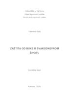 ZAŠTITA OD BUKE U SVAKODNEVNOM ŽIVOTU