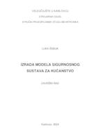 PROGRAMIRANJE SIGURNOSNOG SUSTAVA ZA KUĆANSTVO