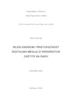 IRLEN SINDROM I PRISTUPAČNOST DIGITALNIH MEDIJA S GLEDIŠTA ZAŠTITE NA RADU