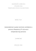 ATOMATIZIRANJE SUSTAVA KONTROLE VENTILATORA S POMOĆU RASPBERRY PI RAČUNALA I TEMPERATURNOG SENZORA