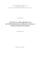 PROTOTIP I IMPLEMENTACIJA AUTOMATIZIRANOG VOĐENJA VOZILA U PROIZVODNIM POGONIMA