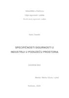 SPECIFIČNOSTI SIGURNOSTI U INDUSTRIJI U PODUZEĆU "PROSTORIA"