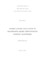 NESREĆA ISTJECANJA NAFTE TE SIGURNOSNE MJERE I PREVENTIVNE RADNJE