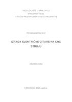 IZRADA ELEKTRIČNE GITARE NA CNC STROJU