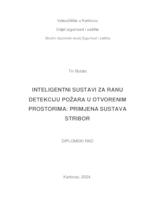 INTELIGENTNI SUSTAVI ZA RANU DETEKCIJU POŽARA U OTVORENIM PROSTORIMA: PRIMJENA SUSTAVA STRIBOR