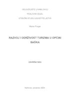 RAZVOJ I ODRŽIVOST TURIZMA U OPĆINI BAŠKA