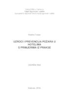 Uzroci i prevencija požara u hotelima s primjerima iz prakse