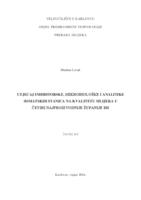 Utjecaj inhibitorske, mikrobiološke i analitike somatskih stanica na kvalitetu mlijeka u četiri najproizvodnije županije RH