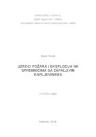 Uzroci požara i eksplozija na spremnicima sa zapaljivim kapljevinama