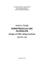 Konstrukcija CNC glodalice