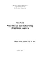 Projektiranje automatiziranog skladišnog sustava