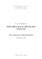 FEM simulacija dentalnih vodilica