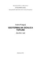 Geotermalna dizalica topline