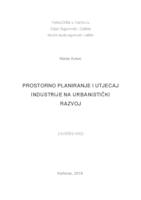 Prostorno planiranje i utjecaj industrije na urbanistički razvoj