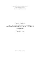 prikaz prve stranice dokumenta Autodijagnostika Tech2  i Delphi