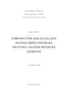 prikaz prve stranice dokumenta KOMPARATIVNA ANALIZA OZLJEDA NA RADU IZMEĐU REPUBLIKE HRVATSKE I SAVEZNE REPUBLIKE NJEMAČKE