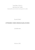 prikaz prve stranice dokumenta OTPADNE VODE GRADA BJELOVARA