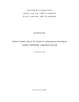 prikaz prve stranice dokumenta MONITORING ORLA ŠTEKAVCA (HALIAEETUS ALBICILLA) U PARKU PRIRODE LONJSKO POLJE
