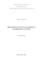 prikaz prve stranice dokumenta MEHANIČKA STVOJSTVA ALUMINIJA I ALUMINIJSKIH LEGURA