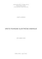 prikaz prve stranice dokumenta VRSTE POHRANE ELEKTRIČNE ENERGIJE