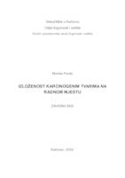 prikaz prve stranice dokumenta IZLOŽENOST KARCINOGENIM TVARIMA NA RADNOM MJESTU