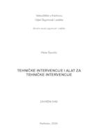 prikaz prve stranice dokumenta TEHNIČKE INTERVENCIJE I ALAT ZA TEHNIČKE INTERVENCIJE