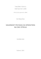 prikaz prve stranice dokumenta SIGURNOST PRI RADU ZA OPERATERA NA CNC STROJU