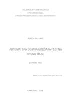 prikaz prve stranice dokumenta AUTOMATSKA DOJAVA GREŠAKA PEĆI NA DRVNU MASU