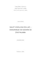 prikaz prve stranice dokumenta NALET VOZILA NA DIVLJAČ - OSIGURANJE OD SUDARA SA ŽIVOTINJAMA