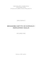 prikaz prve stranice dokumenta MAHANIZAM ZAŠTITE OD KOROZIJE I INŽENJERSKI DIZAJN